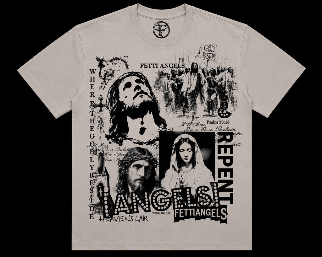 Fetti Angels “Repent” Oversized T-Shirt